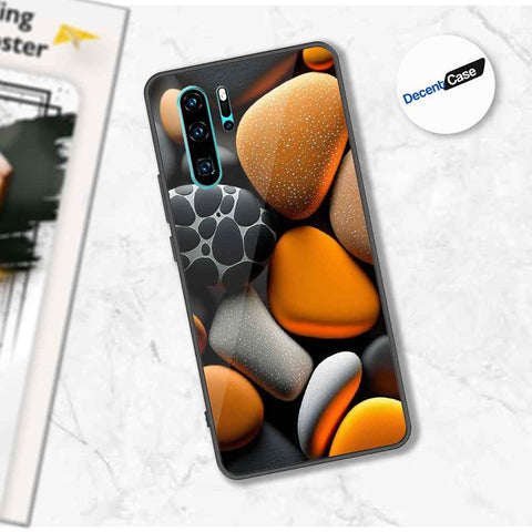 Huawei P30 Pro Cover - 3D Pebble Design - HQ Ultra Shine Premium Metal Phone Case