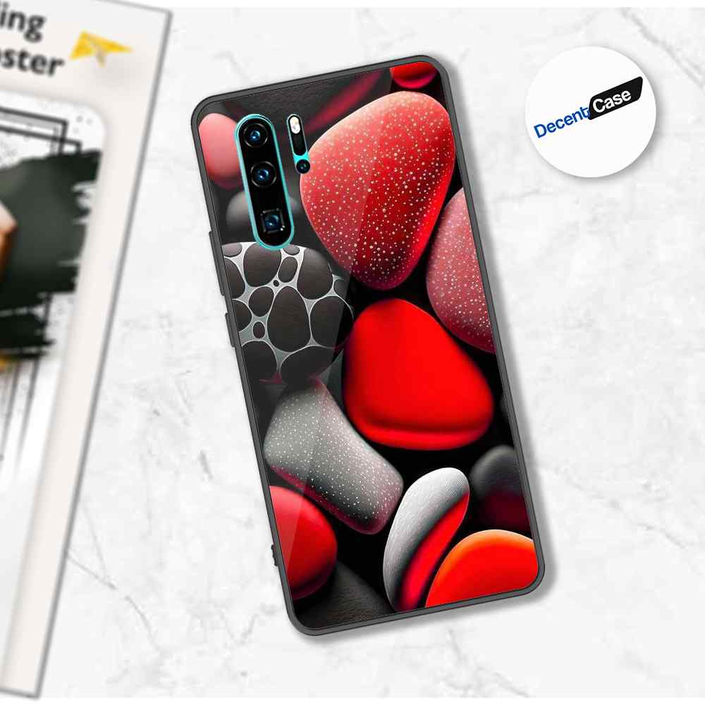 Huawei P30 Pro Cover - 3D Pebble Design - HQ Ultra Shine Premium Metal Phone Case