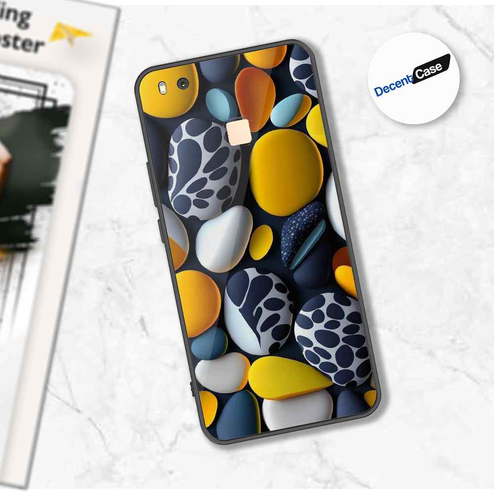 Huawei P9 Lite Cover - 3D Pebble Design - HQ Ultra Shine Premium Metal Phone Case