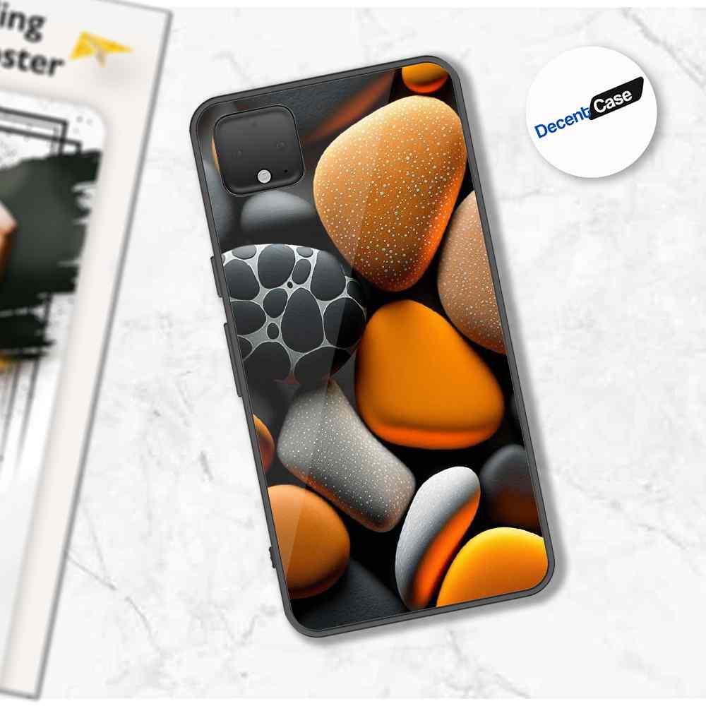 Google Pixel 4 XL Cover - 3D Pebble Design - HQ Ultra Shine Premium Metal Phone Case