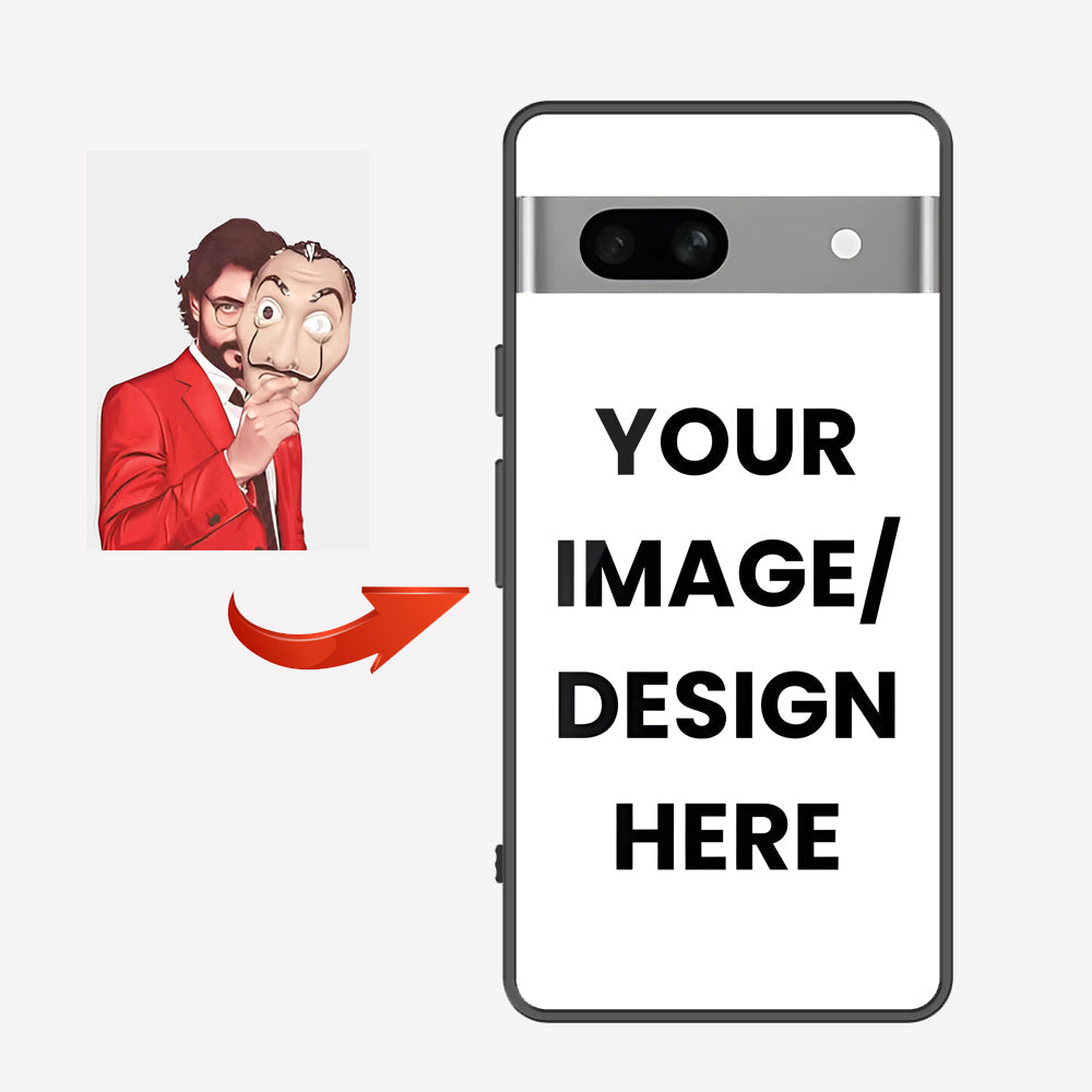 Google Pixel 7a Customized Cover - Upload Your Photo - Ultra Shine Premium Metal Phone Case