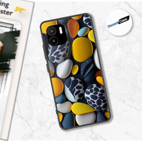 Xiaomi Poco C50 Cover - 3D Pebble Design - HQ Ultra Shine Premium Metal Phone Case