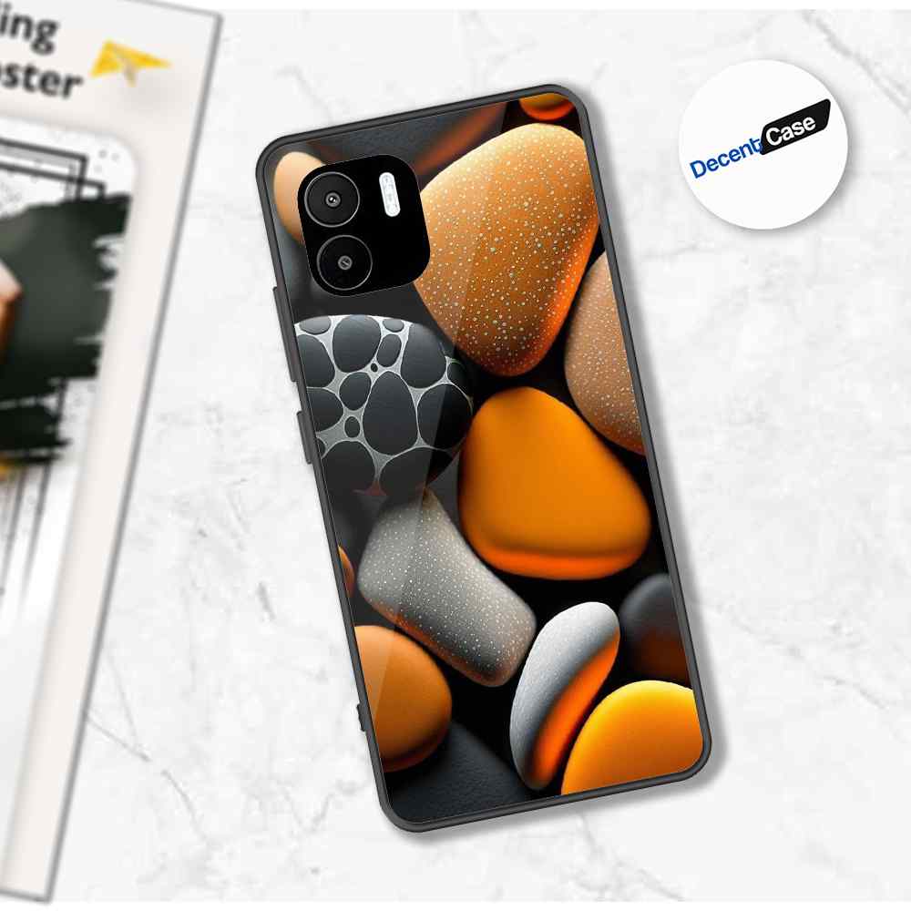 Xiaomi Poco C50 Cover - 3D Pebble Design - HQ Ultra Shine Premium Metal Phone Case