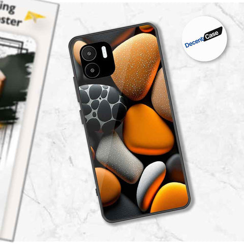 Xiaomi Poco C50 Cover - 3D Pebble Design - HQ Ultra Shine Premium Metal Phone Case