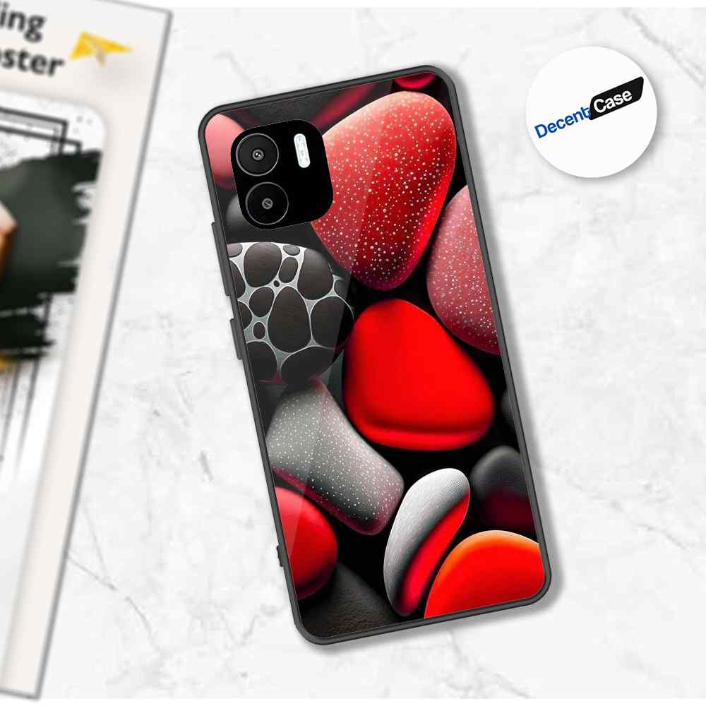 Xiaomi Poco C50 Cover - 3D Pebble Design - HQ Ultra Shine Premium Metal Phone Case