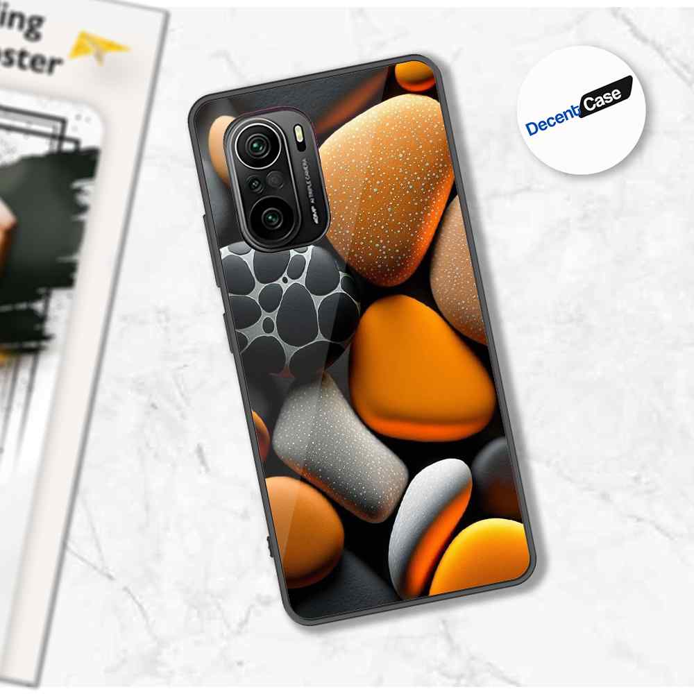 Xiaomi Poco F3 Cover - 3D Pebble Design - HQ Ultra Shine Premium Metal Phone Case