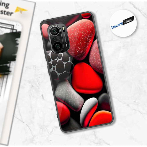 Xiaomi Poco F3 Cover - 3D Pebble Design - HQ Ultra Shine Premium Metal Phone Case
