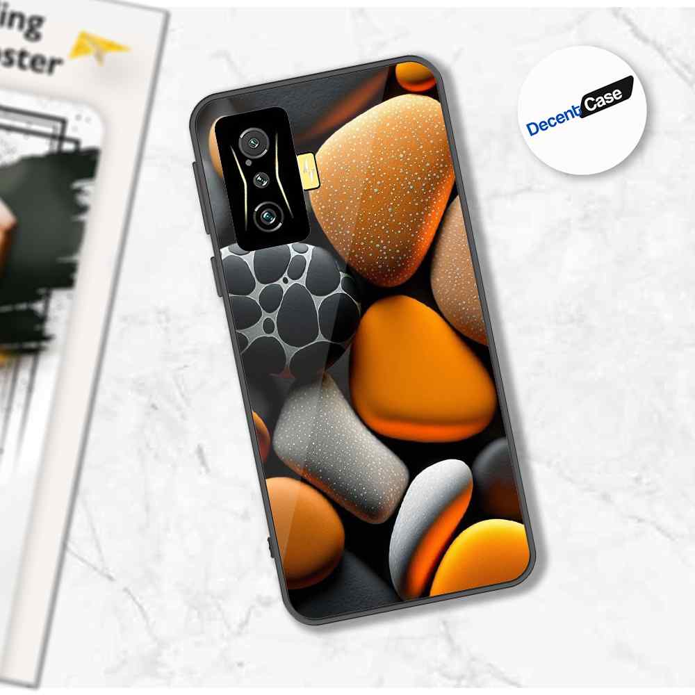 Xiaomi Poco F4 GT Cover - 3D Pebble Design - HQ Ultra Shine Premium Metal Phone Case