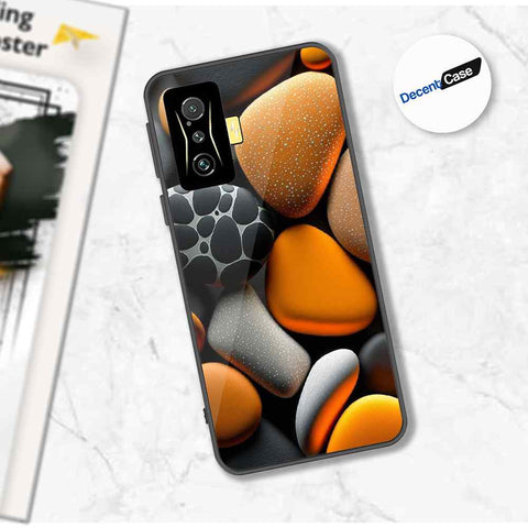 Xiaomi Poco F4 GT Cover - 3D Pebble Design - HQ Ultra Shine Premium Metal Phone Case