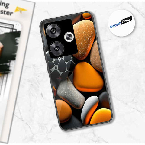 Xiaomi Poco F6 Cover - 3D Pebble Design - HQ Ultra Shine Premium Metal Phone Case