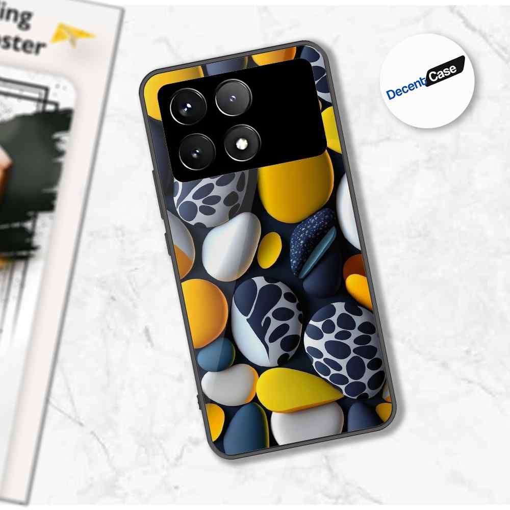 Xiaomi Poco F6 Pro Cover - 3D Pebble Design - HQ Ultra Shine Premium Metal Phone Case