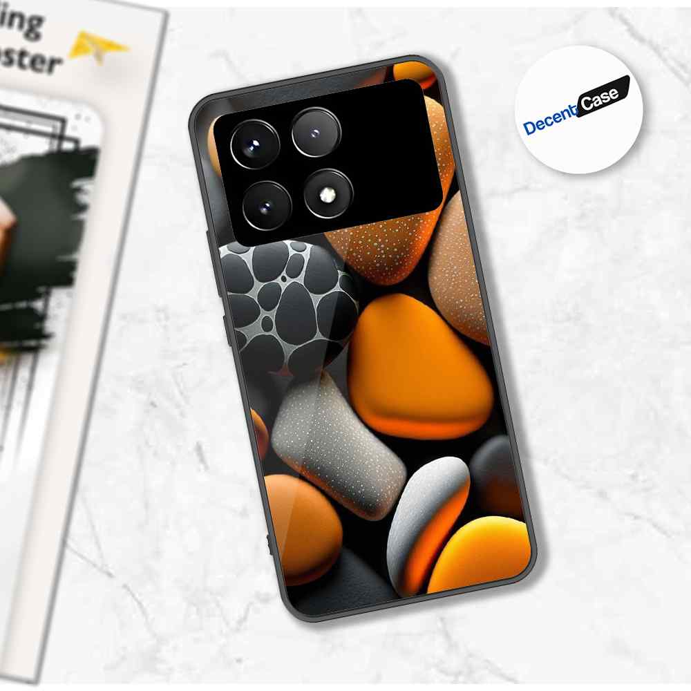 Xiaomi Redmi K70 Cover - 3D Pebble Design - HQ Ultra Shine Premium Metal Phone Case