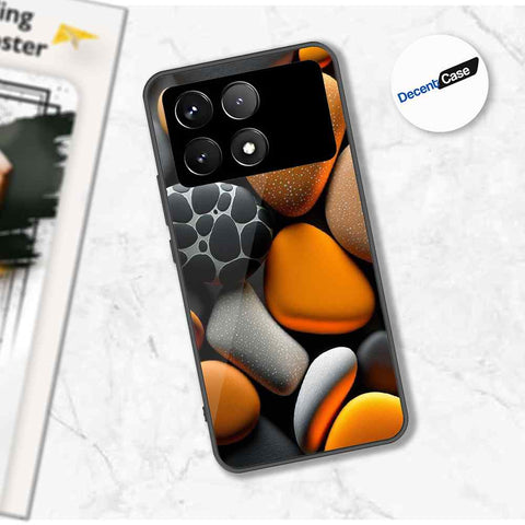 Xiaomi Poco F6 Pro Cover - 3D Pebble Design - HQ Ultra Shine Premium Metal Phone Case