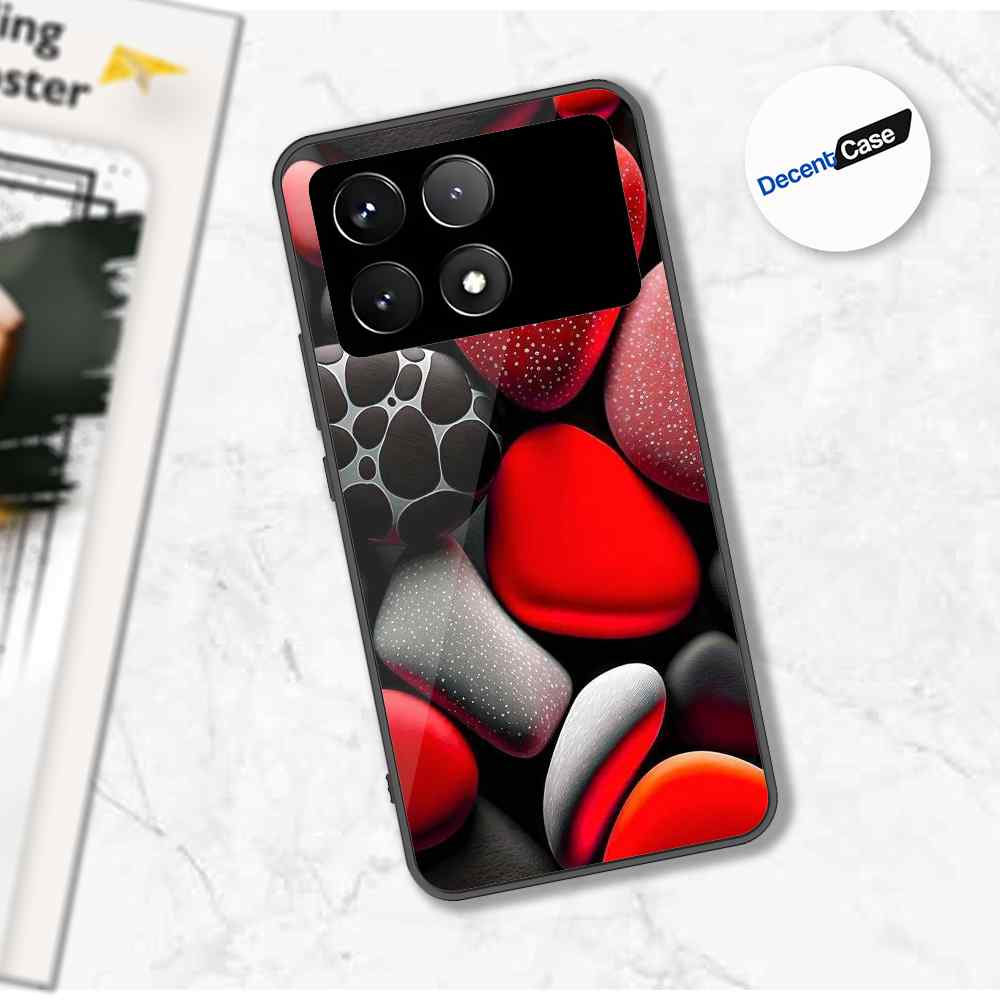 Xiaomi Poco F6 Pro Cover - 3D Pebble Design - HQ Ultra Shine Premium Metal Phone Case