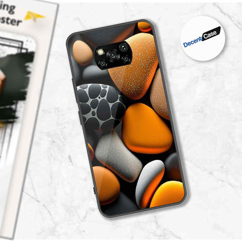 Xiaomi Poco X3 Pro Cover - 3D Pebble Design - HQ Ultra Shine Premium Metal Phone Case