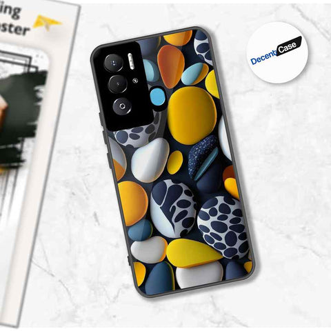 Tecno Pova Neo Cover - 3D Pebble Design - HQ Ultra Shine Premium Metal Phone Case
