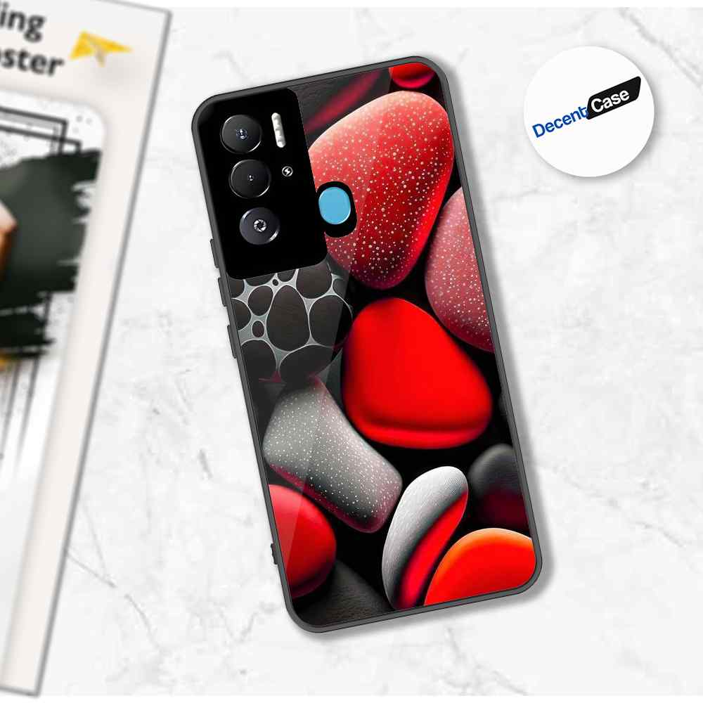 Tecno Pova Neo Cover - 3D Pebble Design - HQ Ultra Shine Premium Metal Phone Case