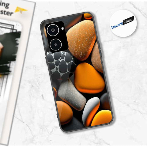 Realme 10 Cover - 3D Pebble Design - HQ Ultra Shine Premium Metal Phone Case