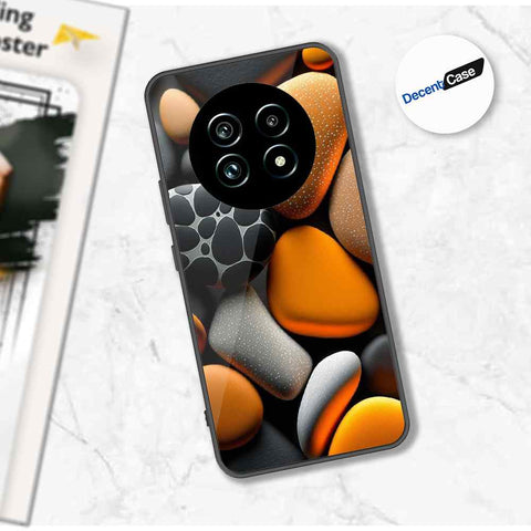 Realme 12x Cover - 3D Pebble Design - HQ Ultra Shine Premium Metal Phone Case
