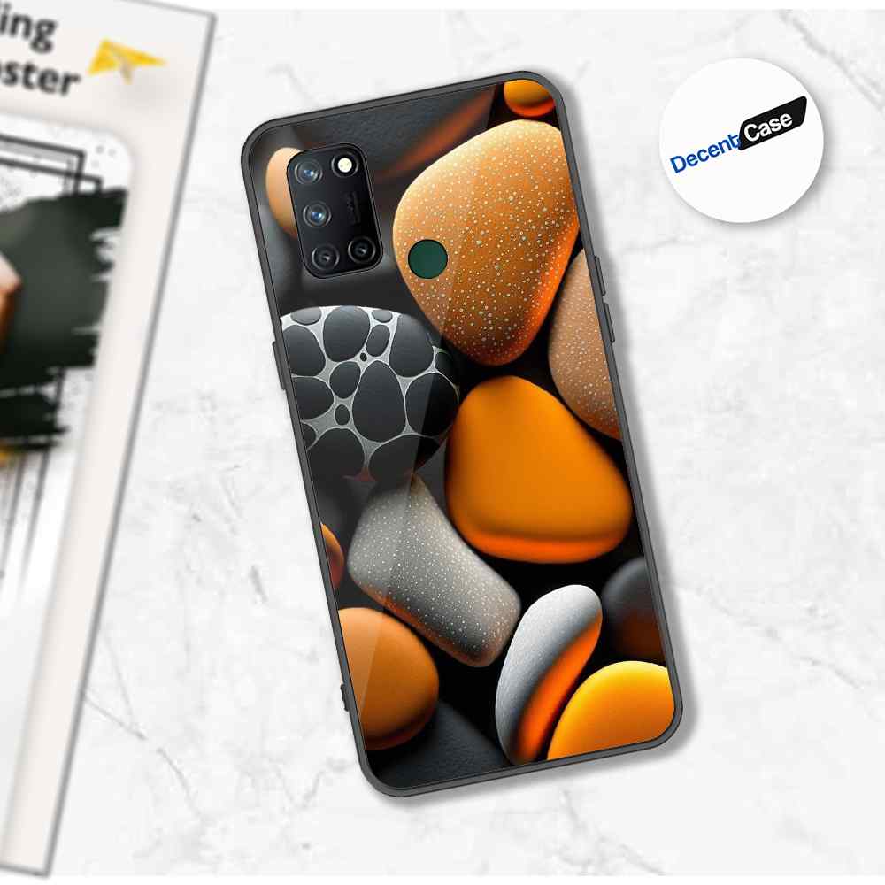 Realme 7i Cover - 3D Pebble Design - HQ Ultra Shine Premium Metal Phone Case