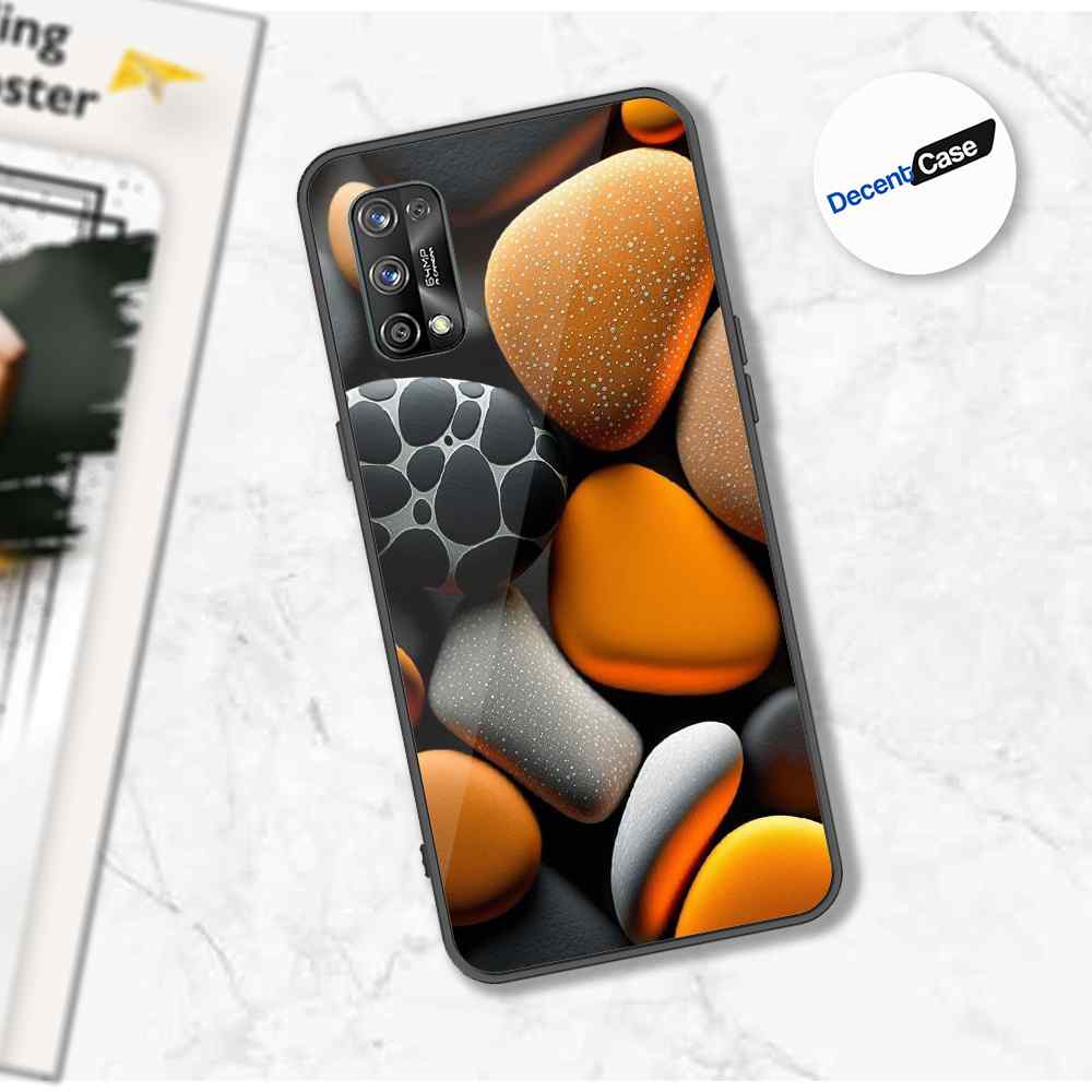 Realme 7 Pro Cover - 3D Pebble Design - HQ Ultra Shine Premium Metal Phone Case