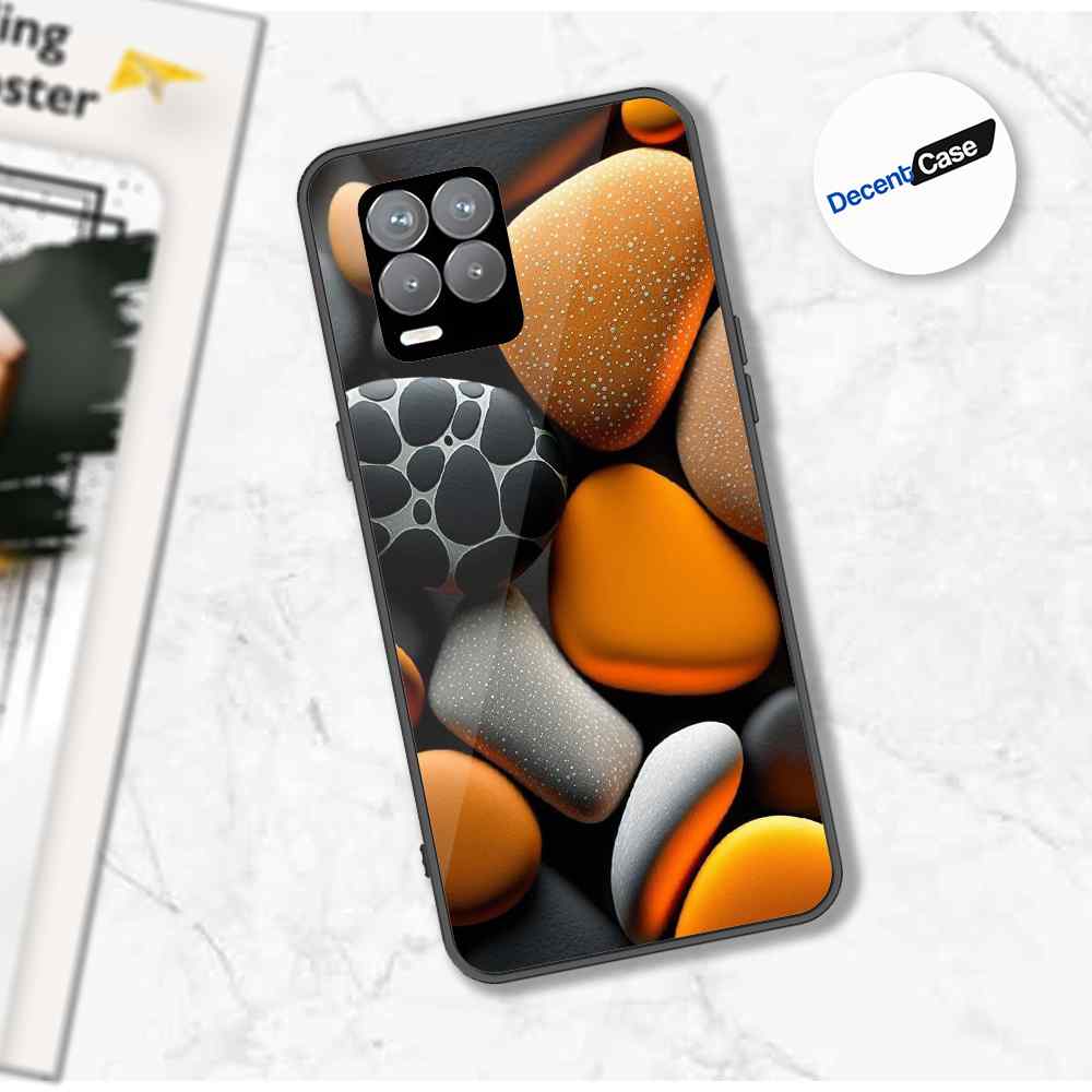 Realme 8 Pro Cover - 3D Pebble Design - HQ Ultra Shine Premium Metal Phone Case