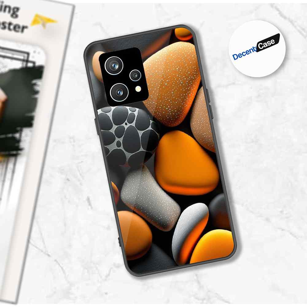 Realme 9 Pro Plus Cover - 3D Pebble Design - HQ Ultra Shine Premium Metal Phone Case