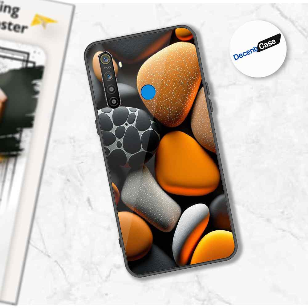 Realme C3 Cover - 3D Pebble Design - HQ Ultra Shine Premium Metal Phone Case