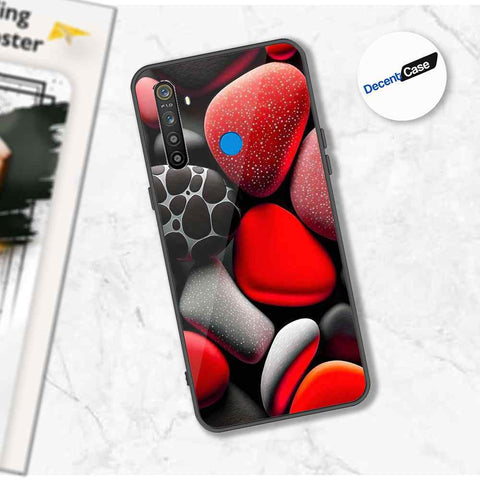 Realme C3 Cover - 3D Pebble Design - HQ Ultra Shine Premium Metal Phone Case