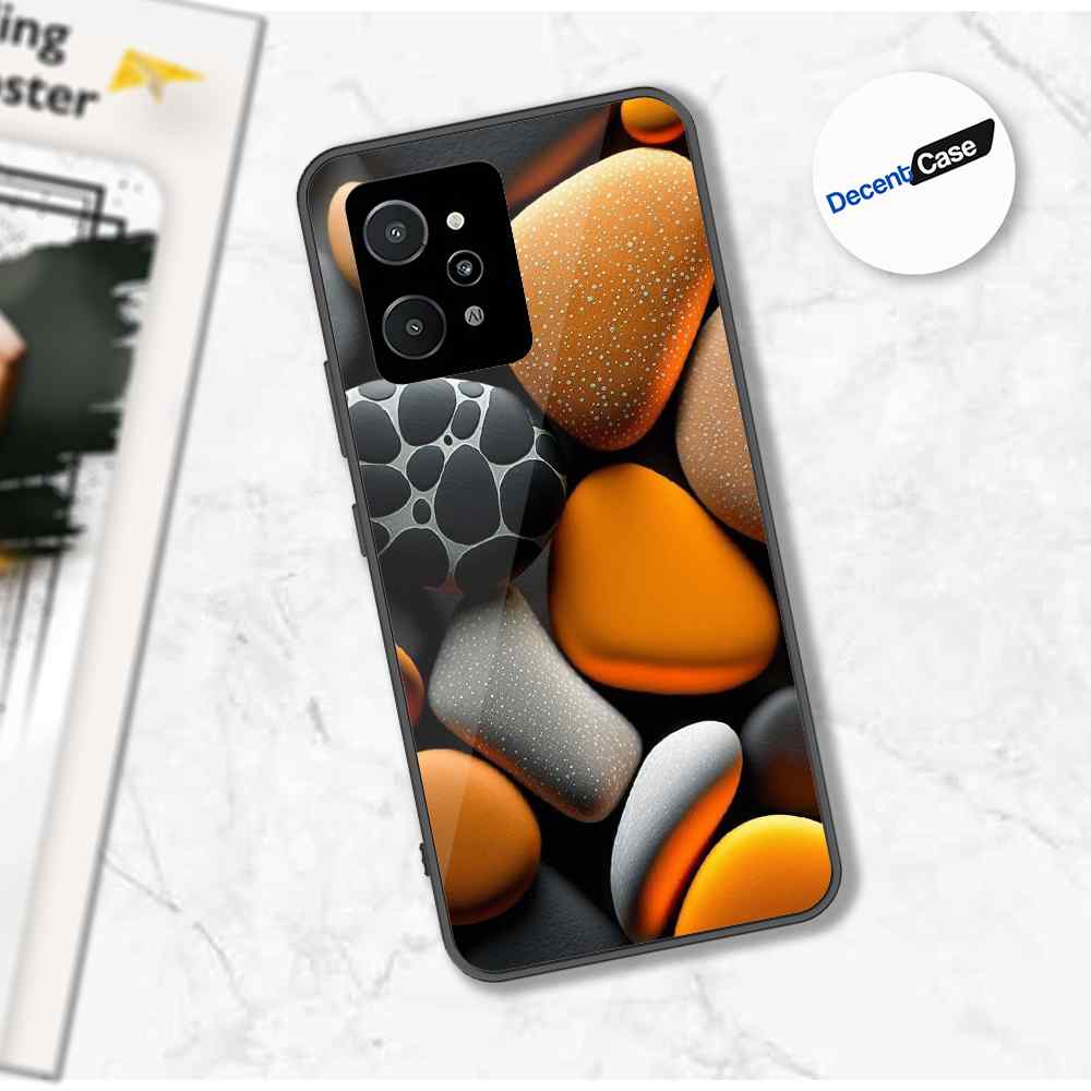 Realme C31 Cover - 3D Pebble Design - HQ Ultra Shine Premium Metal Phone Case