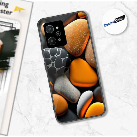 Realme C31 Cover - 3D Pebble Design - HQ Ultra Shine Premium Metal Phone Case