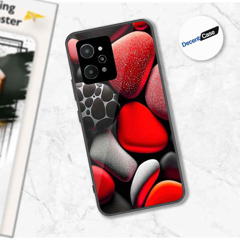 Realme C31 Cover - 3D Pebble Design - HQ Ultra Shine Premium Metal Phone Case