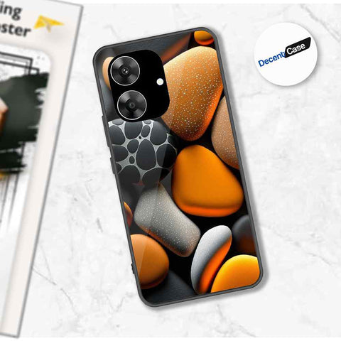 Realme Note 60 Cover - 3D Pebble Design - HQ Ultra Shine Premium Metal Phone Case
