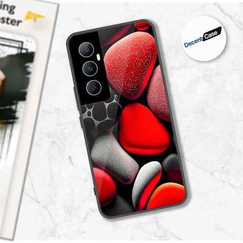 Realme C65 Cover - 3D Pebble Design - HQ Ultra Shine Premium Metal Phone Case