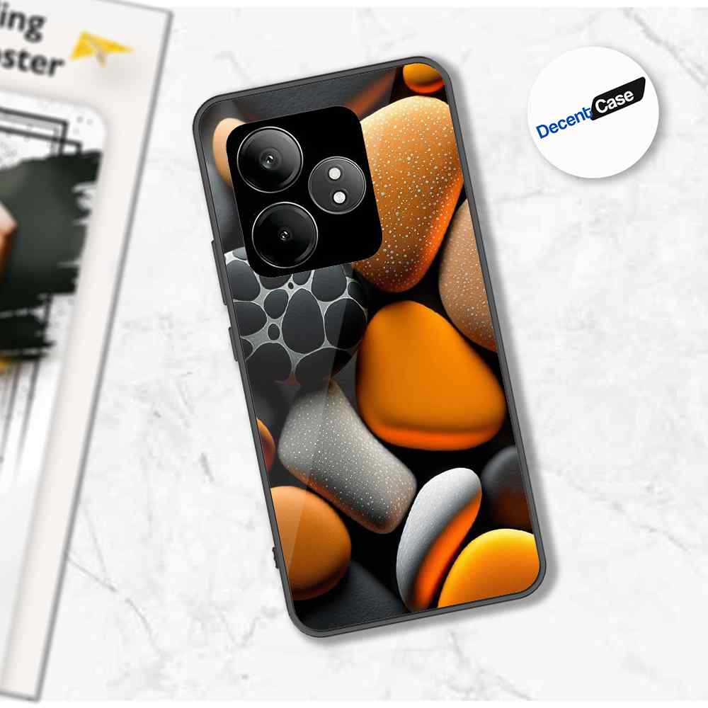 Realme GT Neo 6 SE Cover - 3D Pebble Design - HQ Ultra Shine Premium Metal Phone Case