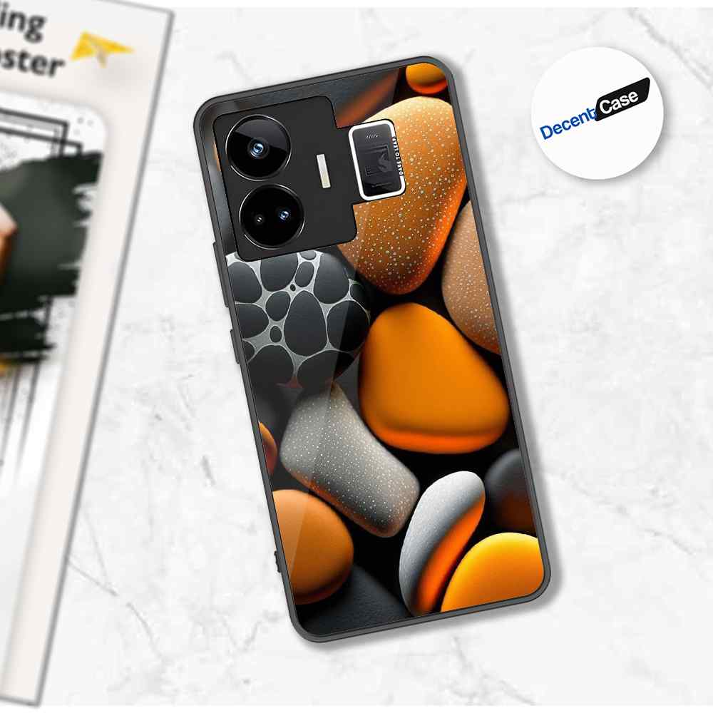Realme GT Neo 5 Cover - 3D Pebble Design - HQ Ultra Shine Premium Metal Phone Case