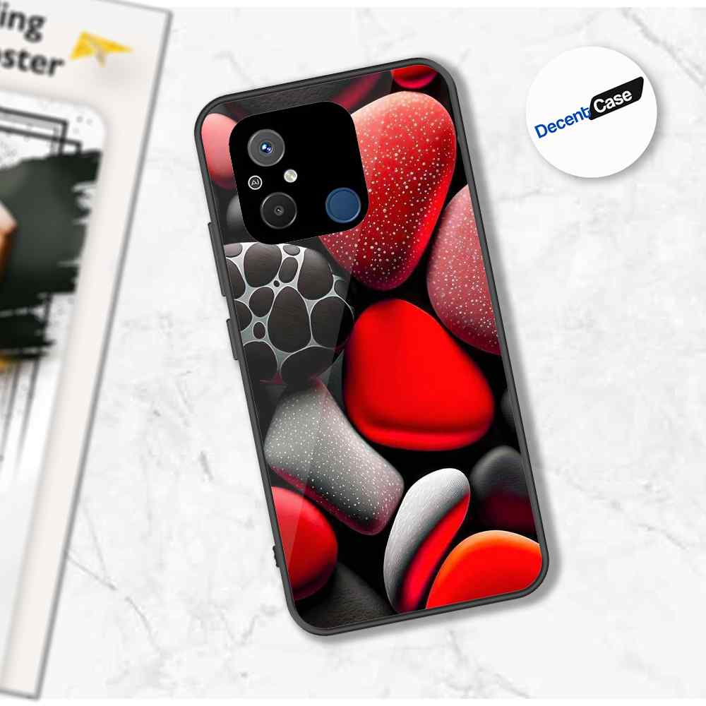 Xiaomi Poco C55 Cover - 3D Pebble Design - HQ Ultra Shine Premium Metal Phone Case