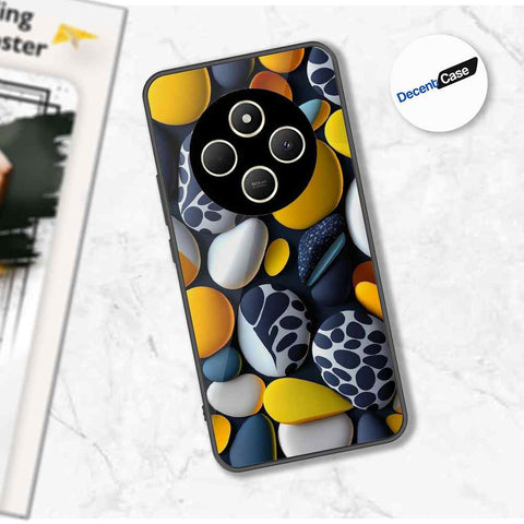 Xiaomi Redmi 14R Cover - 3D Pebble Design - HQ Ultra Shine Premium Metal Phone Case