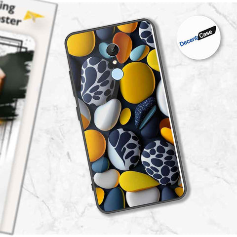 Xiaomi Redmi 5 Cover - 3D Pebble Design - HQ Ultra Shine Premium Metal Phone Case