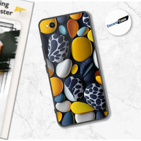 Xiaomi Redmi Go Cover - 3D Pebble Design - HQ Ultra Shine Premium Metal Phone Case
