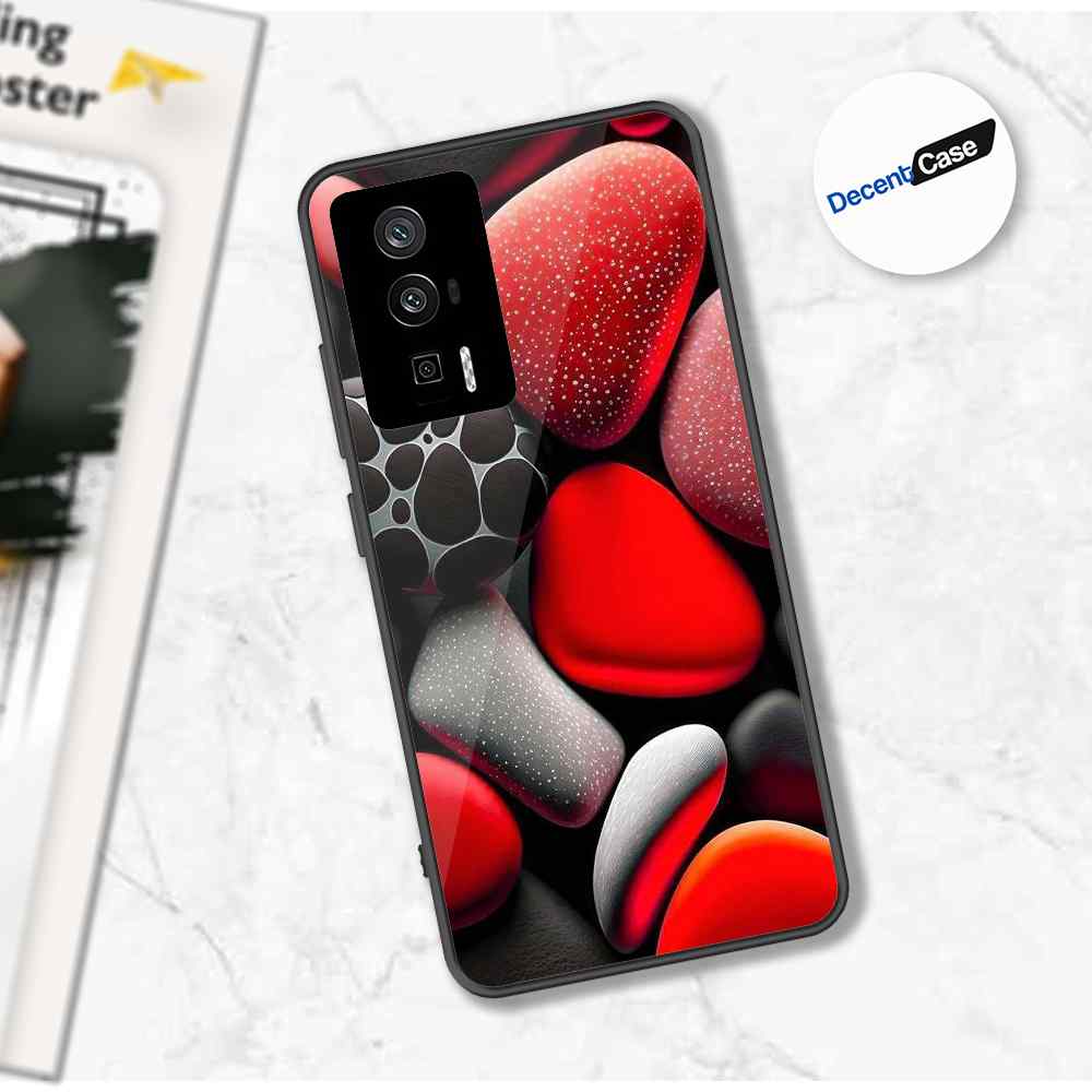 Xiaomi Redmi K60 Cover - 3D Pebble Design - HQ Ultra Shine Premium Metal Phone Case