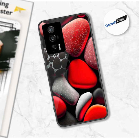 Xiaomi Redmi K60 Cover - 3D Pebble Design - HQ Ultra Shine Premium Metal Phone Case