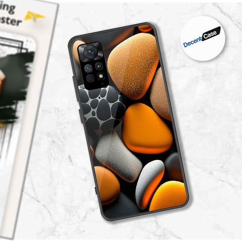 Xiaomi Redmi Note 12 Pro 4G Cover - 3D Pebble Design - HQ Ultra Shine Premium Metal Phone Case