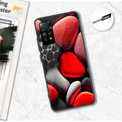 Xiaomi Redmi Note 12 Pro 4G Cover - 3D Pebble Design - HQ Ultra Shine Premium Metal Phone Case
