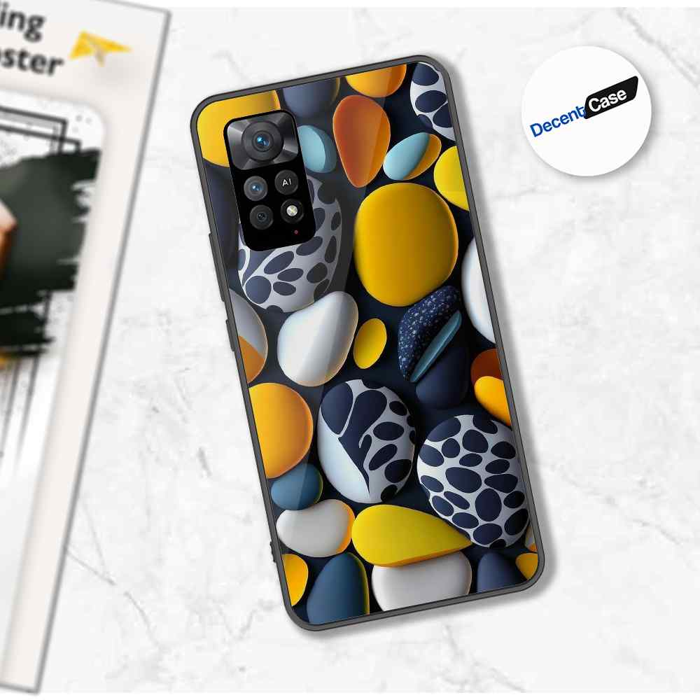Xiaomi Redmi Note 11 Pro 5G Cover - 3D Pebble Design - HQ Ultra Shine Premium Metal Phone Case