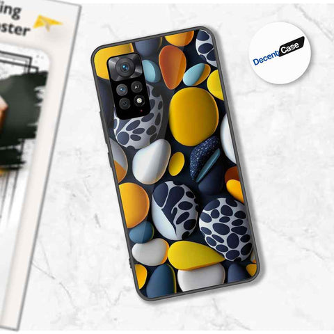 Xiaomi Redmi Note 11 Pro 5G Cover - 3D Pebble Design - HQ Ultra Shine Premium Metal Phone Case