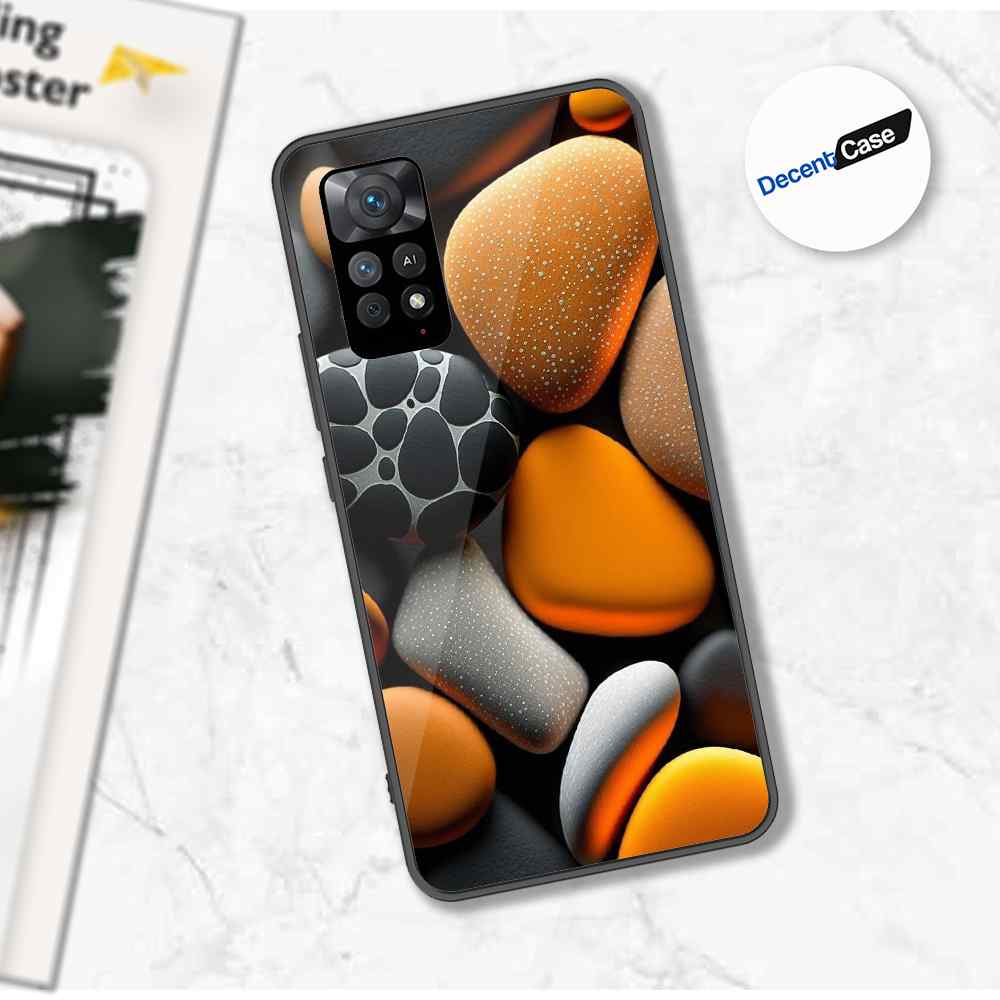 Xiaomi Redmi Note 11 Pro 5G Cover - 3D Pebble Design - HQ Ultra Shine Premium Metal Phone Case
