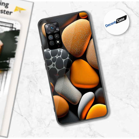 Xiaomi Redmi Note 11 Pro 5G Cover - 3D Pebble Design - HQ Ultra Shine Premium Metal Phone Case