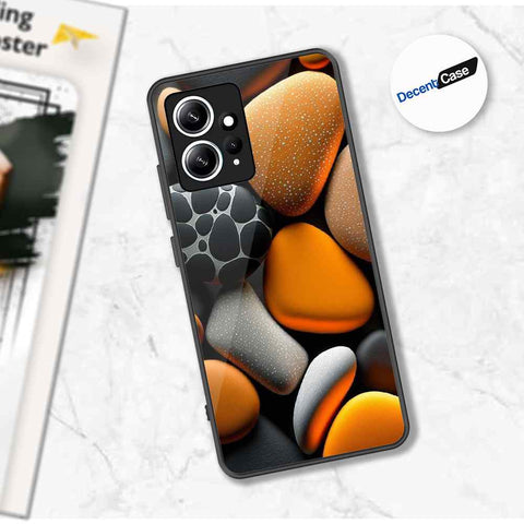 Xiaomi Redmi Note 12 4G Cover - 3D Pebble Design - HQ Ultra Shine Premium Metal Phone Case