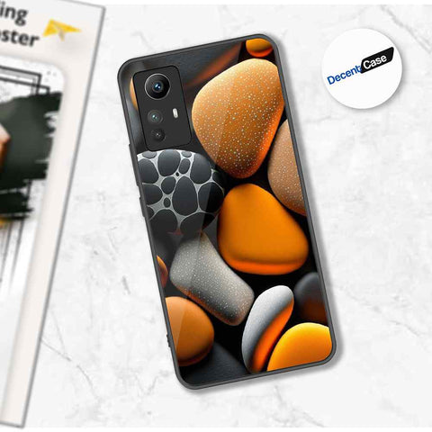 Xiaomi Redmi Note 12S Cover - 3D Pebble Design - HQ Ultra Shine Premium Metal Phone Case